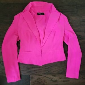 Vibrant Pink Women's Suit Jacket. Celeb Boutique